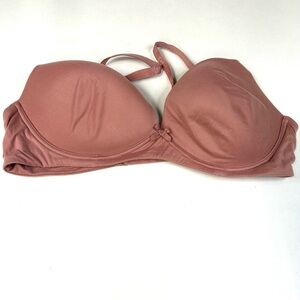 Body By Victorias Secret 38C No Wire Bra Solid Pink Wireless #2927